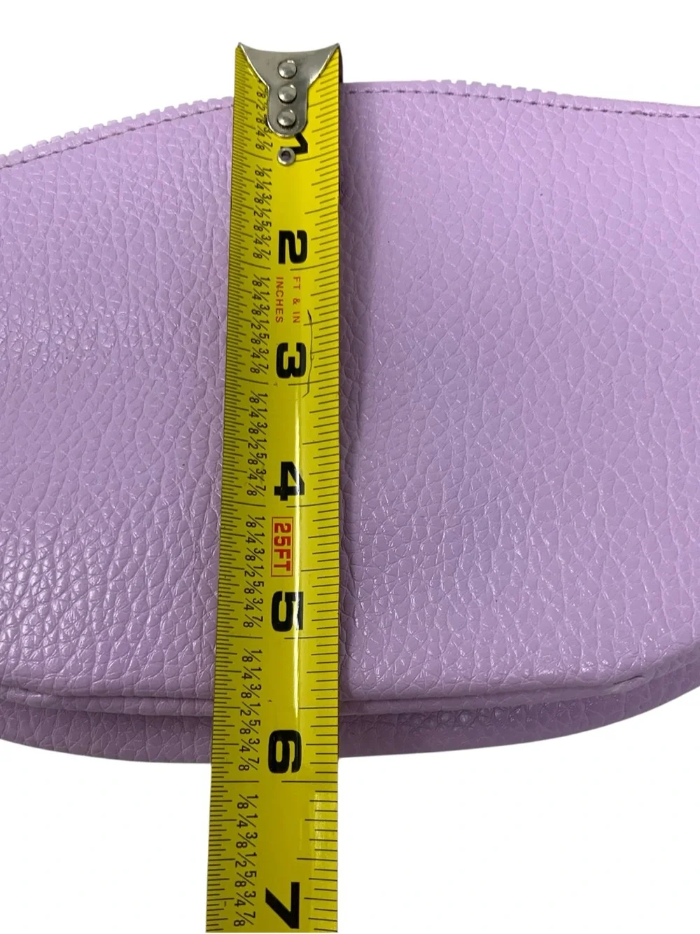 Dottera Essential Oils Smalll Travel Case Bag Lavender Lilac Zipper Faux Leather